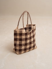 BOLSO VICHY CHOCOLATE