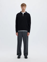 TELLER POLO ZIP NAVY