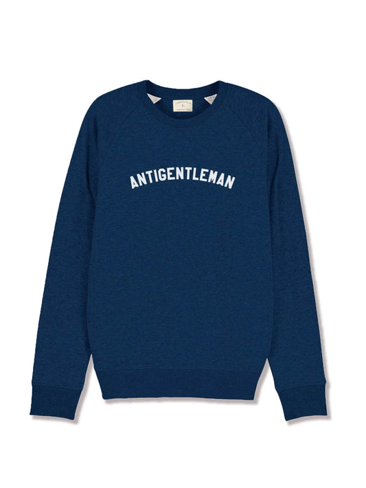 ANTIGENTLEMAN SWEATSHIRT HEATHER BLUE