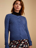 CARDIGAN YOKE AZUL
