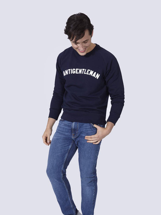 ANTIGENTLEMAN SWEATSHIRT NAVY