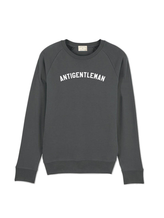 ANTIGENTLEMAN SWEATSHIRT ANTHRACITE