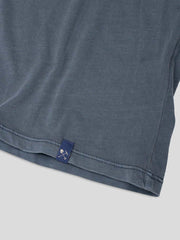 WASHED T-SHIRT BLUEISH GREY