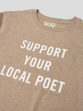 SUPPORT T-SHIRT SAND HEATHER