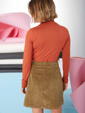 FALDA MELLER MARRON