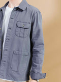 SAHARIANA JACKET DUST BLUE