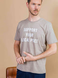 SUPPORT T-SHIRT SAND HEATHER