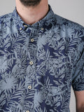 HANK SHIRT NAVY FERN