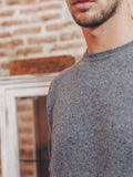 LAMBSWOOL SWEATER GREY